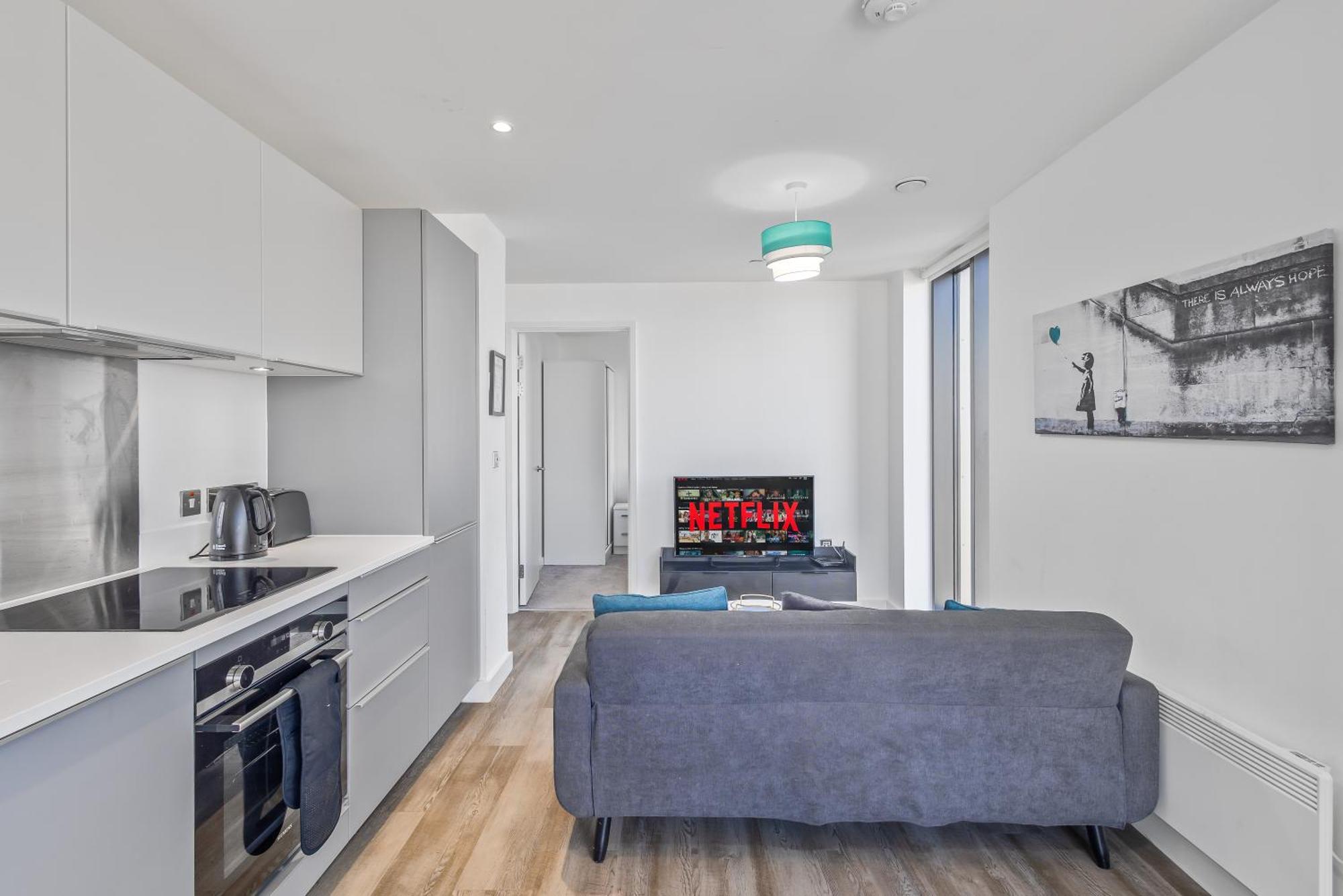 Luxury 2 Bedroom Apartment, On Broad Street! 伯明翰 外观 照片