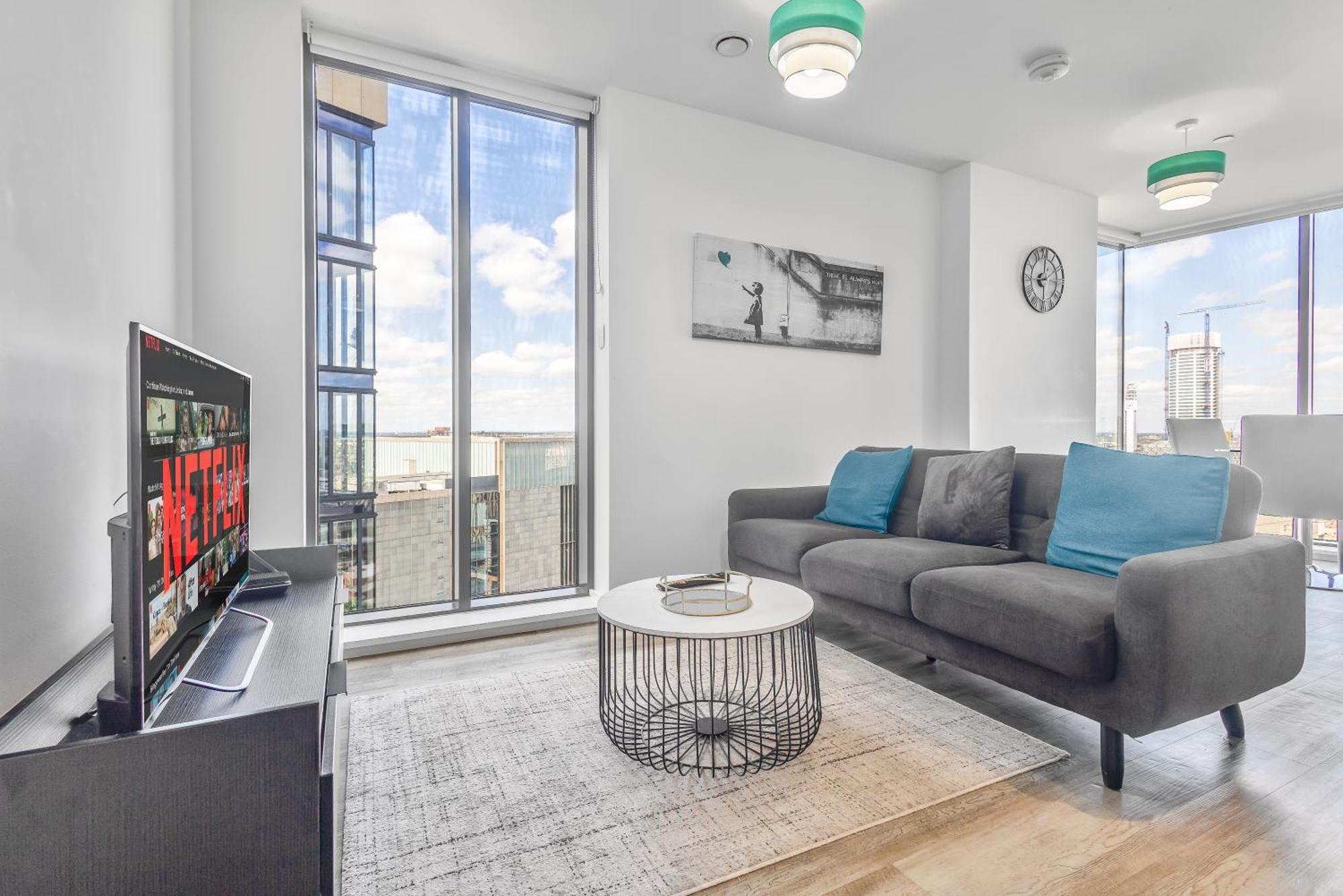 Luxury 2 Bedroom Apartment, On Broad Street! 伯明翰 外观 照片